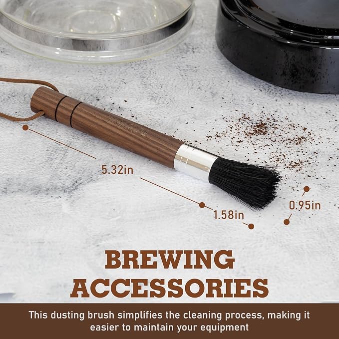Takavu Coffee Grinder Cleaning Brush, Barista Brush - Image 2