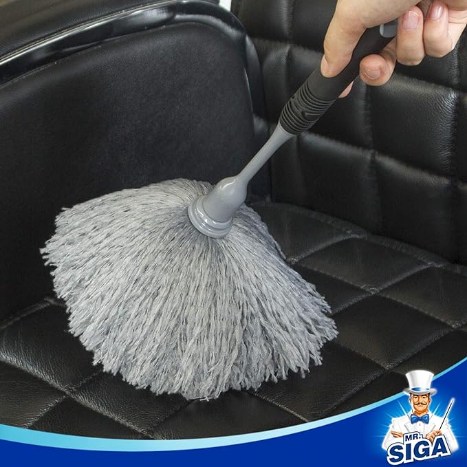 MR.SIGA Microfiber Delicate Duster, Comfortable Non Slip Handle, Detachable - Image 7