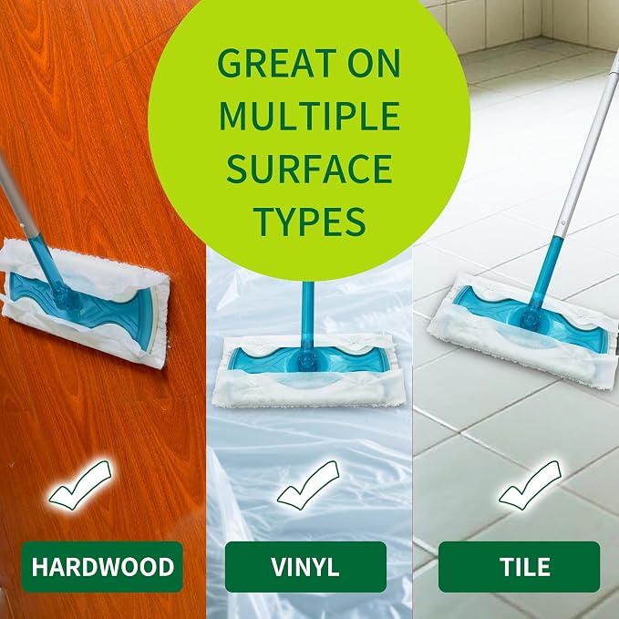 Dr.Easy Microfiber Dry Sweeping Cloths, 36ct Disposable Mopping Pads Refil Pack - Image 4