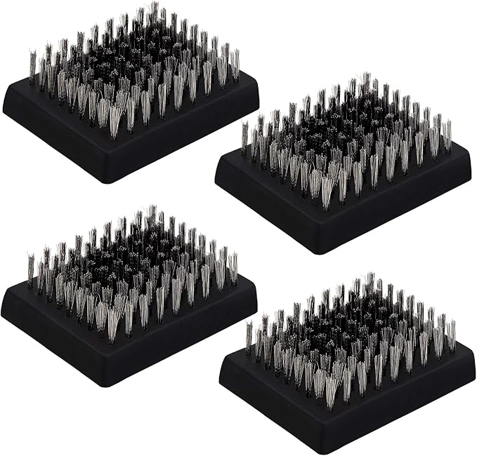 4PCS Grill Brush Replacement Heads, Wire Bristle Free Grill Cleaning Brush by HaSteeL