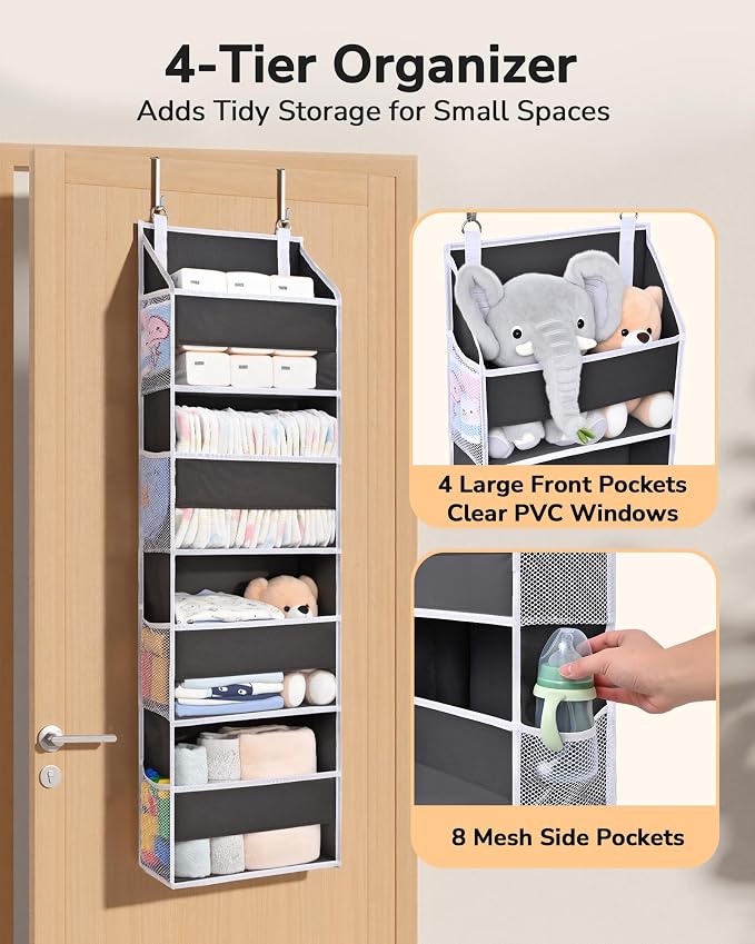 ULG 1 Pack Small Over Door Organizer - Image 3
