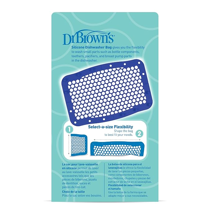 Dr. Brown's 100% Silicone Baby Bottle Dishwasher Bag - Image 3