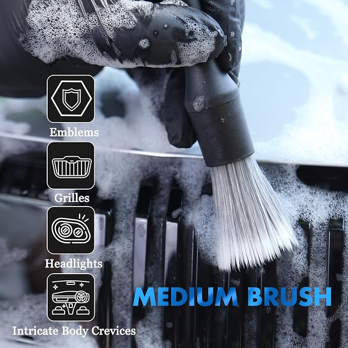 8PCS Car Detailing Brush Set - Image 2