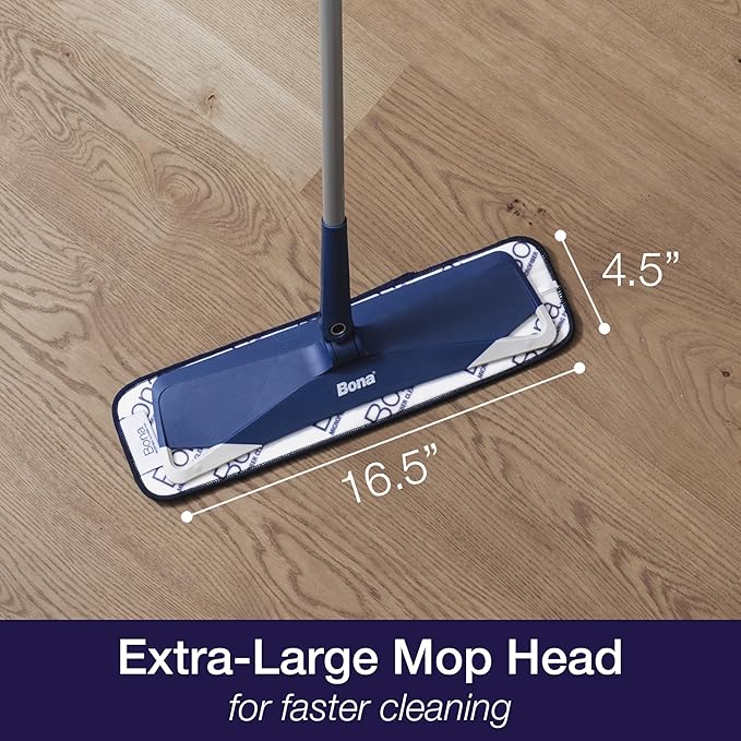 Bona Ultimate Hardwood Floor Care Kit – Pivoting Mop, Cleaning Solution & Refill - Image 4