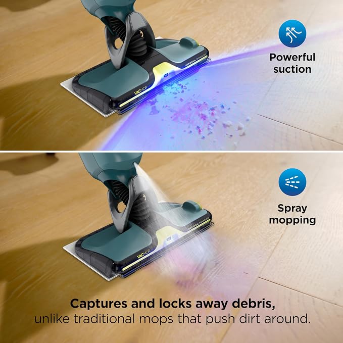 Shark VACMOP Reveal NEW Cordless Hard Floor Cleaner, Vacuum & Spray Mop - Image 3