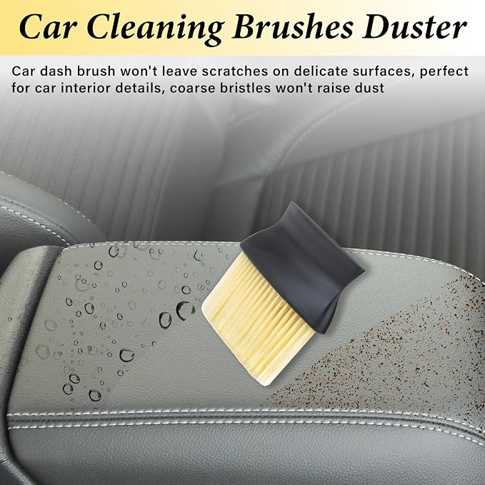 Car Interior Brush, Automotive Interior Dusting Brush, Car Interior Cleaning - Image 5
