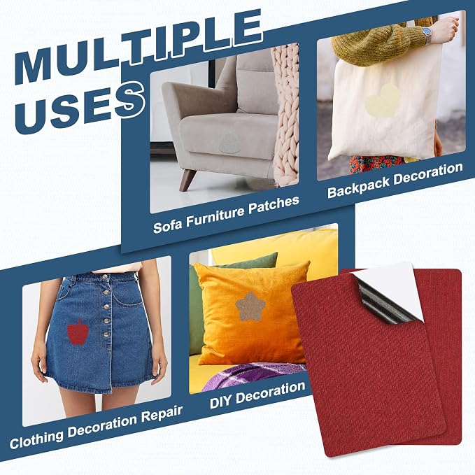 PATIKIL 8x11 Inch Linen Repair Patches - Image 6