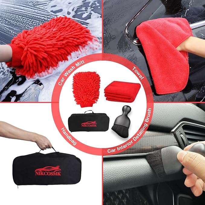 Car Detailing Kit, Car Cleaning Kit, Drill Brush Set, Car Detailing Brushes - Image 5