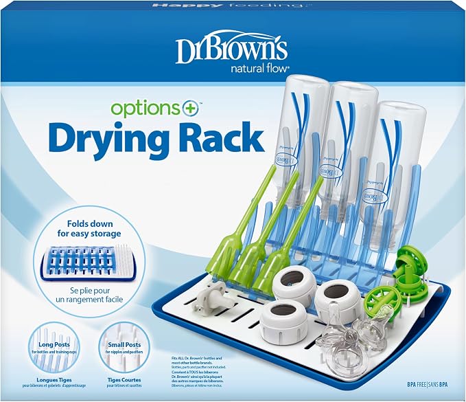 Dr. Brown's Folding Baby Bottle Drying Rack - Image 2