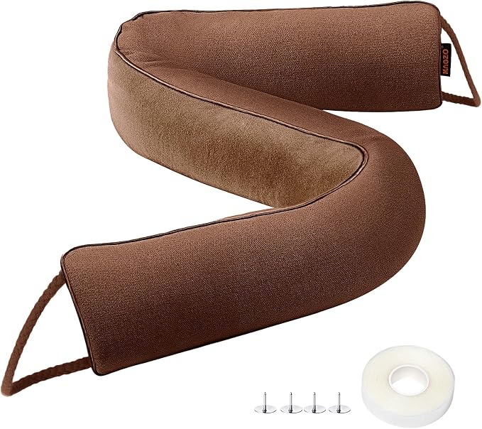 MAGZO Door Draft Stopper, 34 Inch Under Door Draft Blocker Noise Stopper by MAGZO
