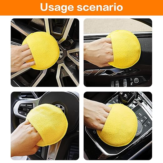 Microfiber Wax Applicator Pads, Car Wax Applicator - Image 6