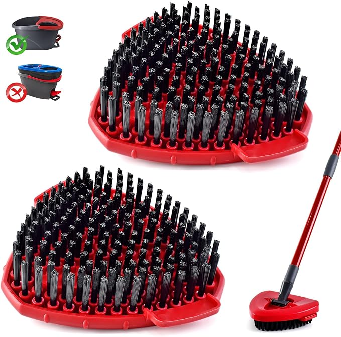 Scrubber Mop Head for Ocedar, Upgrade Scrub Brush for Ocedar, Spin Mop Scrub - Image 9