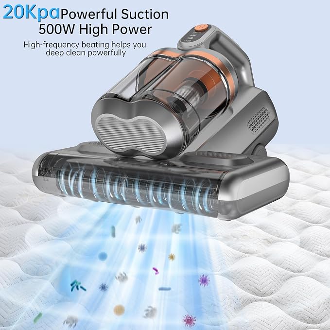 Mattress Vacuum, 20Kpa Bed Vacuum Cleaner - Image 8