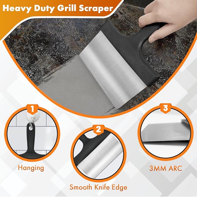 MEKER Griddle Cleaning Kit for Blackstone, Flat Top Grill Cleaning Kit - Image 2