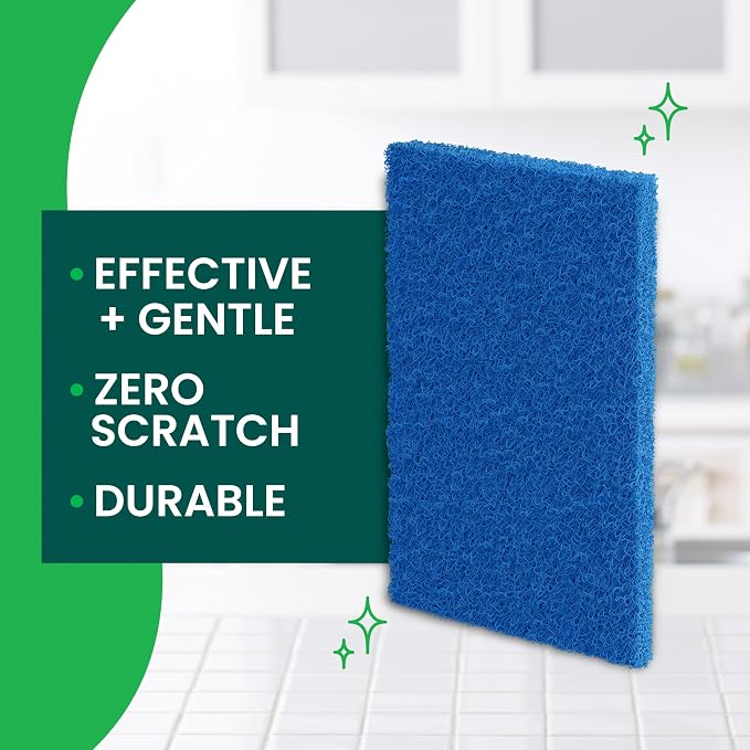 Scotch-Brite Zero Scratch Scouring Pad, Effective + Gentle Dish Scrubber - Image 3