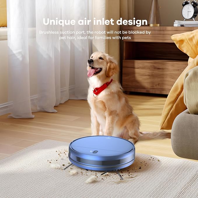 ZCWA Robot Vacuum and Mop Combo, 2.4GHz WiFi Link Vacuum Robot, 4 Cleaning Mode - Image 7