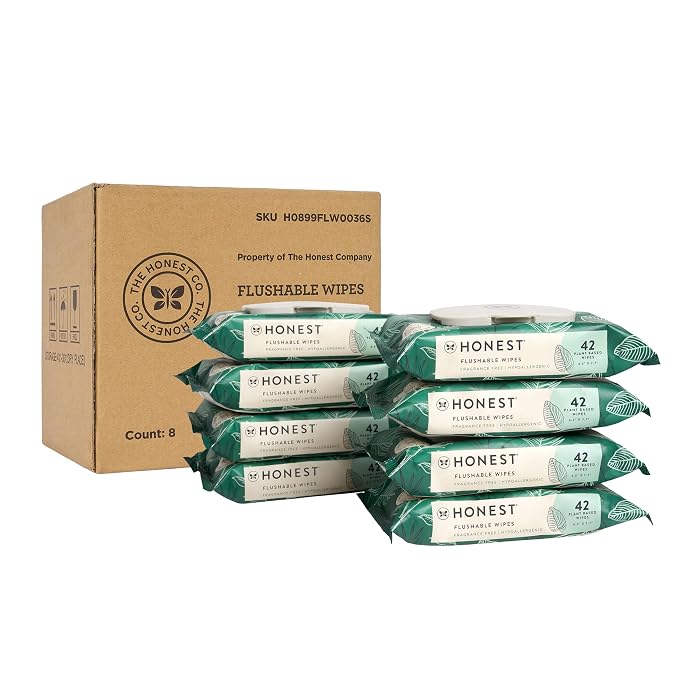 The Honest Company Hypoallergenic Flushable Wipes - Image 9