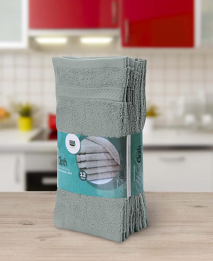 Utopia Towels 12 Pack Premium Wash Cloths Set, 12 by 12 Inches, 100% Cotton - Image 7