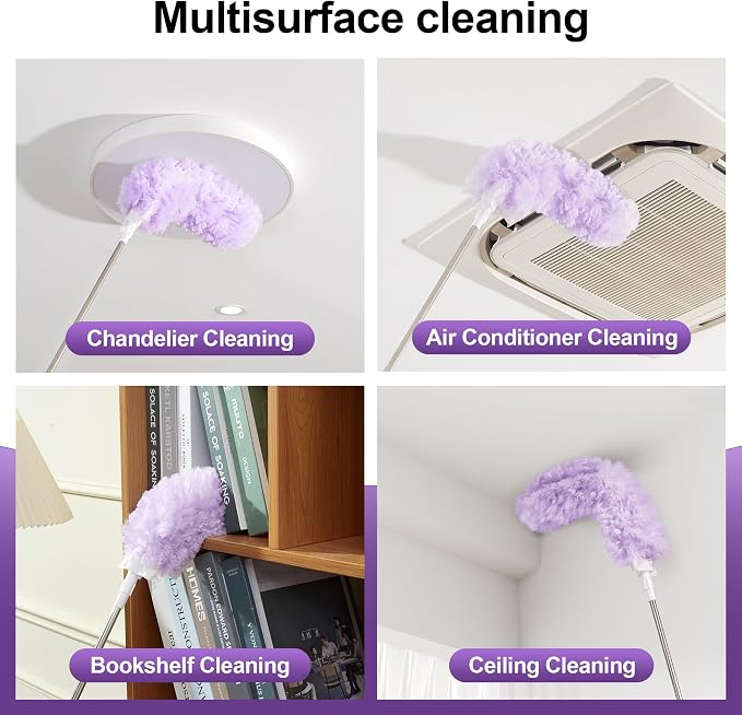 JOYMOOP Ceiling Fan Cleaner Duster and Cobweb Duster - Image 7