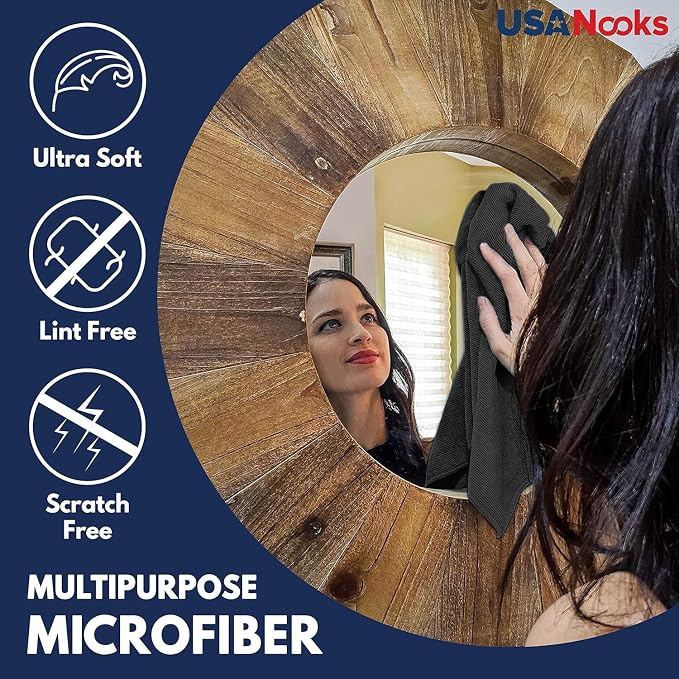 USANOOKS Premium 300GSM Microfiber Cleaning Cloth - Image 8