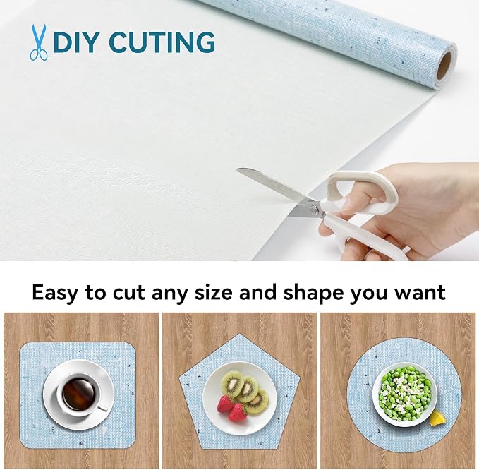 Shelf Liner 18" W x 96" L Cabinet Liners Non Adhesive, Drawer Liners Non Slip - Image 5