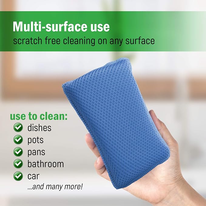 Miracle Microfiber Kitchen Sponge by Scrub-It - Image 4