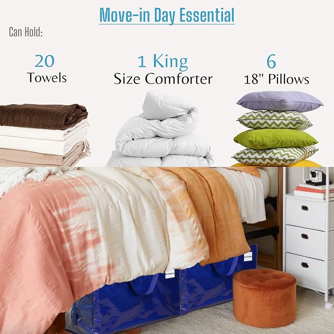 VENO 4 Pack Moving and Storage Bags, Heavy Duty, Alternative to Moving Boxes - Image 4