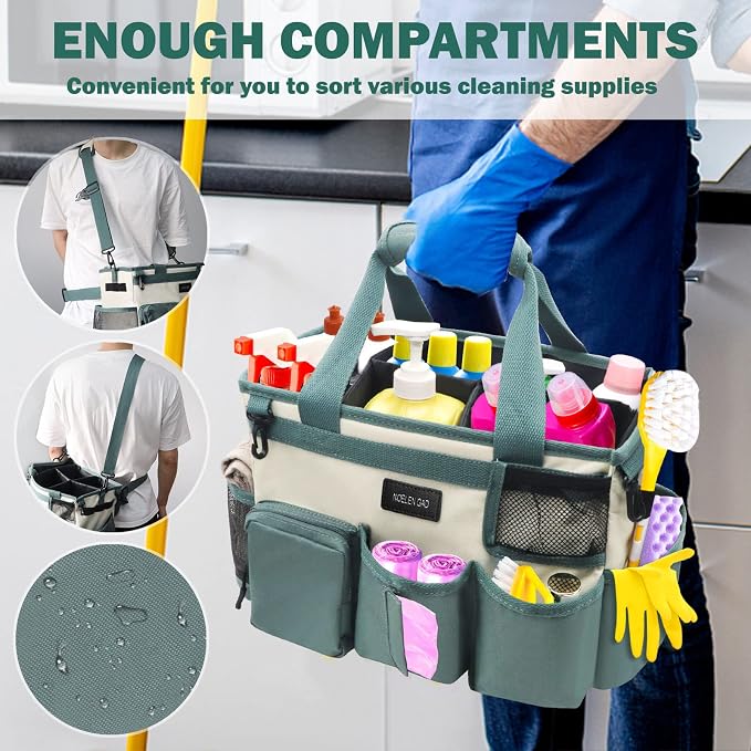 Wearable Cleaning Caddy Bag, Cleaning Supply Tote - Image 4