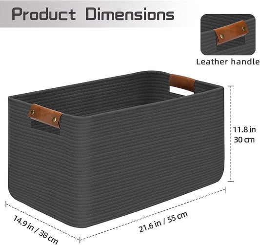 Large Collapsible Laundry Basket, Clothes Hamper - Image 2