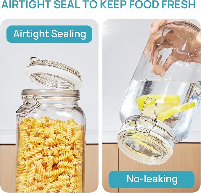 Vtopmart 78oz Glass Food Storage Jars - Image 3