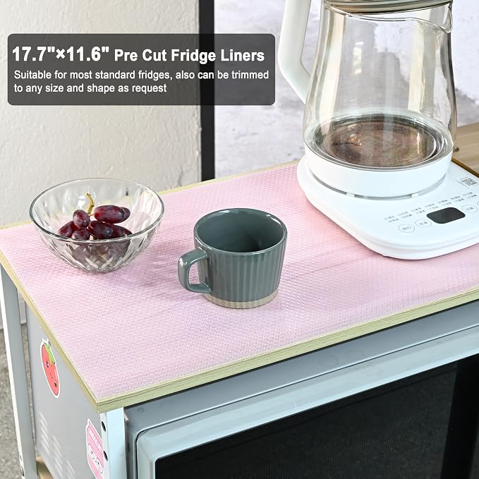 12Pcs Refrigerator Liners Washable Fridge Shelf Liners Refrigerator Mats - Image 2