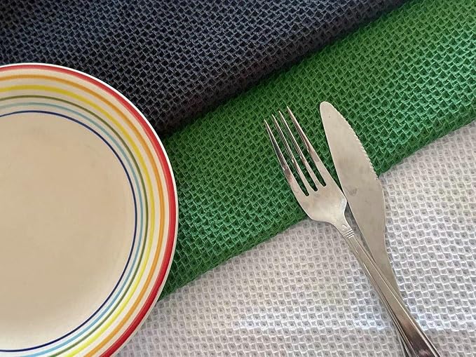 Mia'sDream Cotton Kitchen Towels and Dish Cloths Sets, Waffle Weave Dish Towels - Image 6