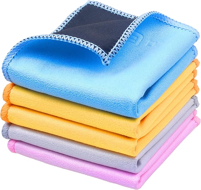Eco-Fused Microfiber Cleaning Cloths Double-Sided by Eco-Fused
