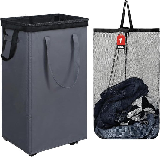 DOKEHOM 90L X-Large Laundry Basket by DOKEHOM