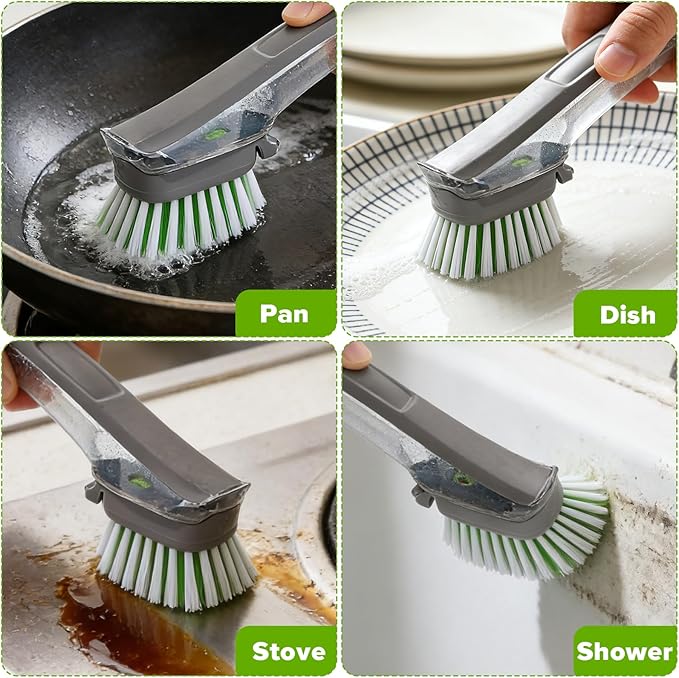 Dishwand Brush Refill, 4 Pack Dish Brush Refills Compatible - Image 6