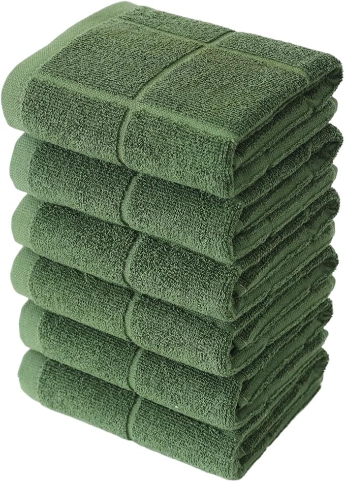 Glynniss Kitchen Towels Pack of 6pcs, Cotton Dish Towels by Glynniss