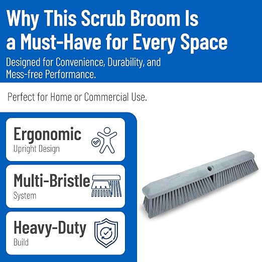 SPARTA Omni Sweep – 18" Heavy Duty Broom Head - Image 3