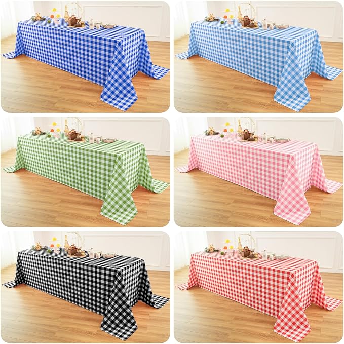 Waterproof Plaid Tablecloth Fabric - Image 9