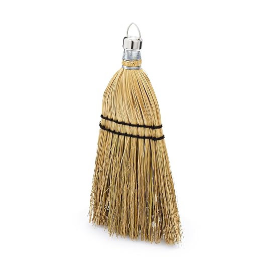 Rubbermaid Corn Whisk Broom, 12 Inch, Natural Bristles | Multi-Surface | Yellow - Image 2