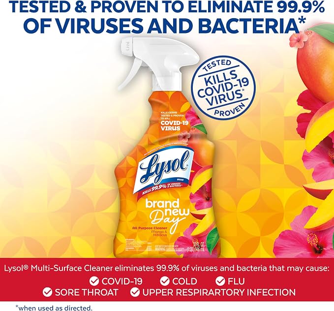 LYSOL Bathroom Cleaner Spray, Foaming Cleaner - Image 3