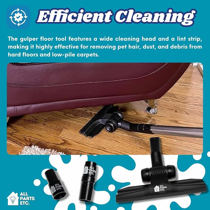 Vacuum Attachments for 1.25" Vacuum Cleaner | Gulper Floor Tool for Hoover - Image 6
