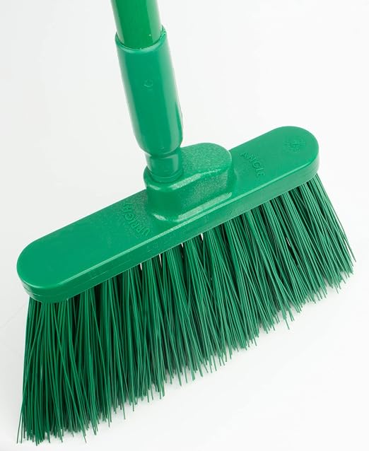 SPARTA 41083EC09 Plastic Color Coded Broom, Unflagged Bristles, Long Broom - Image 2