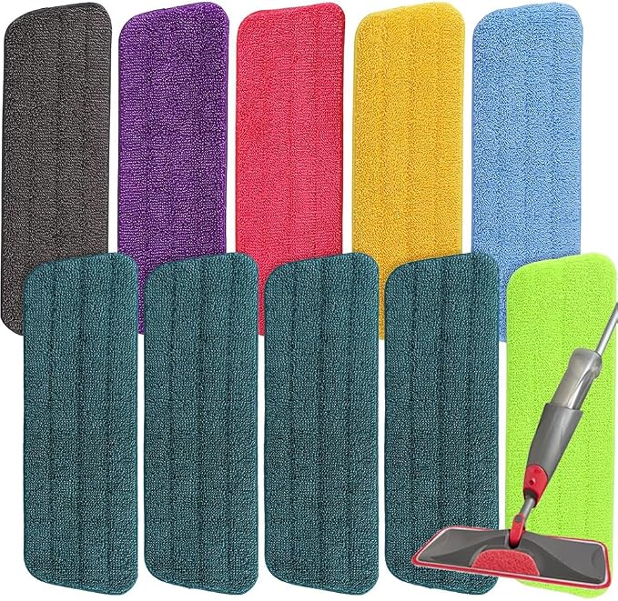 16.5 inch Microfiber Mop Pads for Rubbermaid Reveal Spray Mop and Any 16.5" by Sgizoku