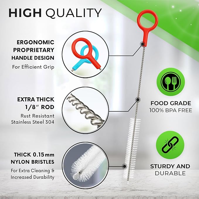 Heavy Duty Cleaning Brushes Set of 4 - Image 3