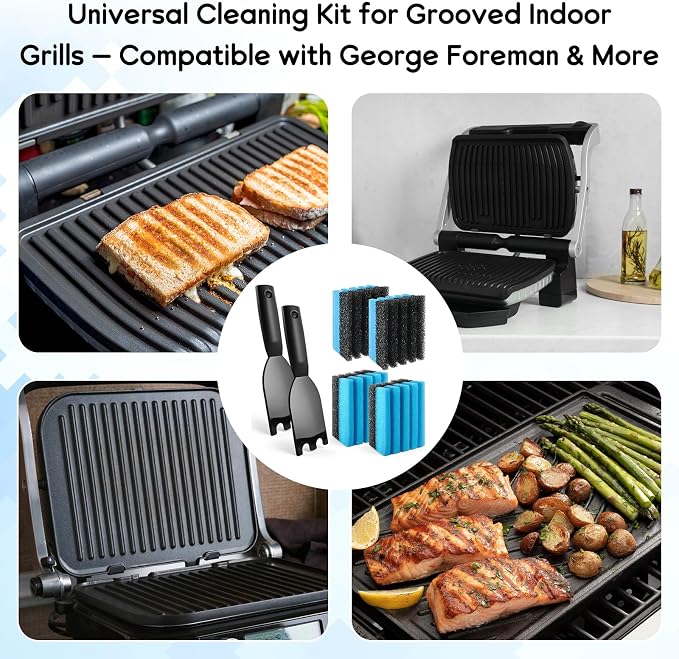 4-Pack Cleaning Sponge 12207 and 2-Pack Grill Scraper - Image 6