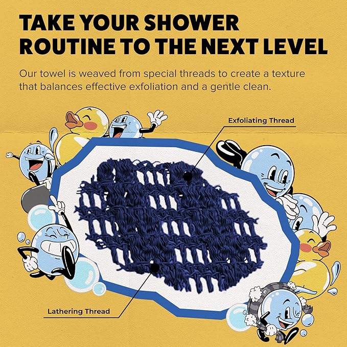 GOSHI Exfoliating Shower Towel - Image 5