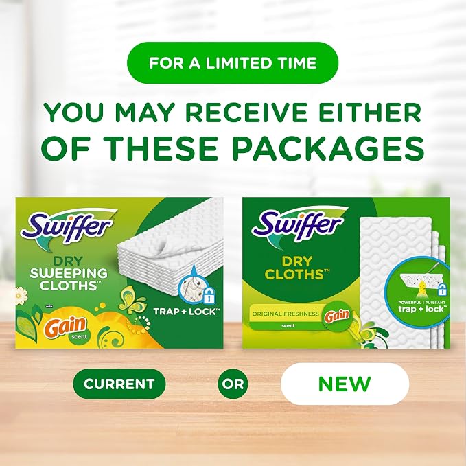 Swiffer Sweeper Dry Sweeping Cloth Refills, Gain Original - Image 8