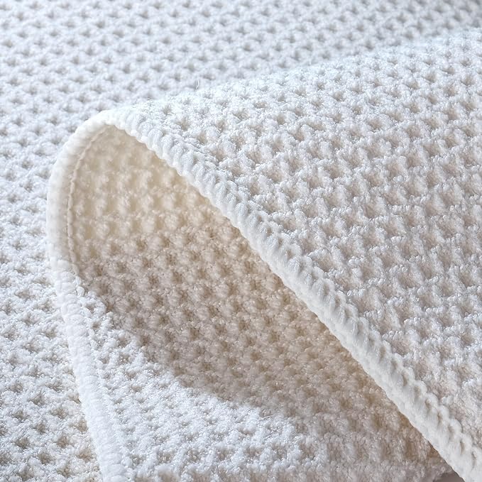 POLYTE Premium Microfiber Kitchen Dish Hand Towel Waffle Weave 12 Pack - Image 3