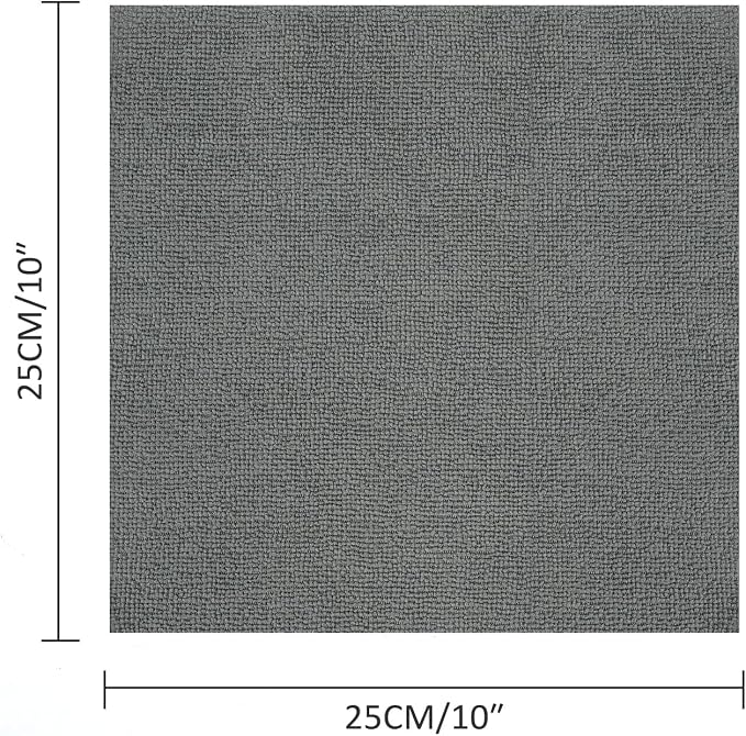 YoulerTex Reusable Cleaning Cloths Microfiber Towel: 50 Pack Washable Tear Away - Image 2