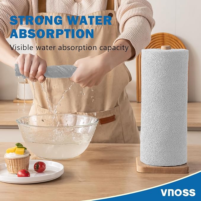 100 Pack Microfiber Cleaning Cloth Roll, Tear Away Reusable Towels, Ultra - Image 3